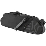 Campagnolo EKAR gravel bike saddle bag, waterproof gravel bike packing accessory with multiple compartments for gear storage.