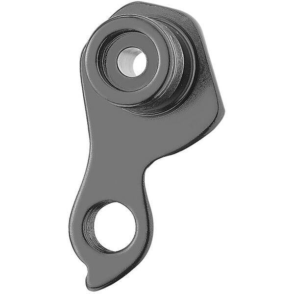 M Part Trek Gear Hanger for bike frame protection and gear alignment, mounted on a bicycle frame.