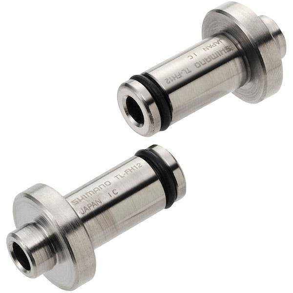 Shimano TL-FH12 hub setting tool for 12mm thru axle hubs, used in bicycle workshop maintenance and adjustments.
