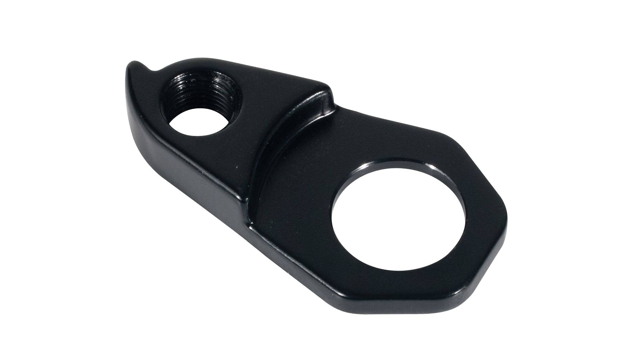 Trek ABP downhill derailleur hanger for precise alignment and durable performance, shown in a close-up image of the component.