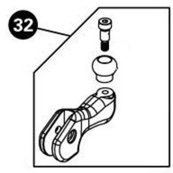 Park Tool 1966A Cam Handle Assembly Replacement for Bike Stands & Workstands | Swinnerton Cycles