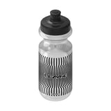 Lezyne Flow Bottle 600 Foggy Clear BPA-free cycling water bottle with a translucent design and ergonomic shape for easy gripping.