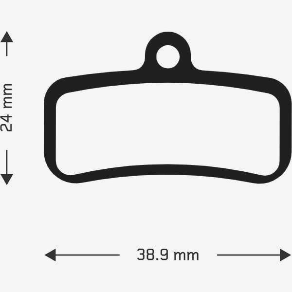 Aztec Shimano Saint M810 M820 Zee M640 and TRP Quadiem disc brake pads for e-bike components, shown in close-up.