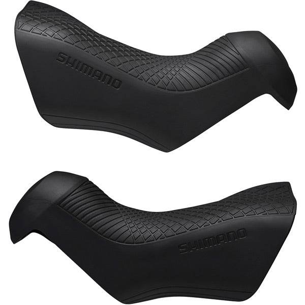 Pair of Shimano Ultegra ST-R8070 shifter bracket covers showing close-up of replacement component parts.