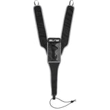 Elite Protec Wing Sweat Net for indoor bike training with touchscreen phone sleeve, designed to catch sweat and hold a phone.