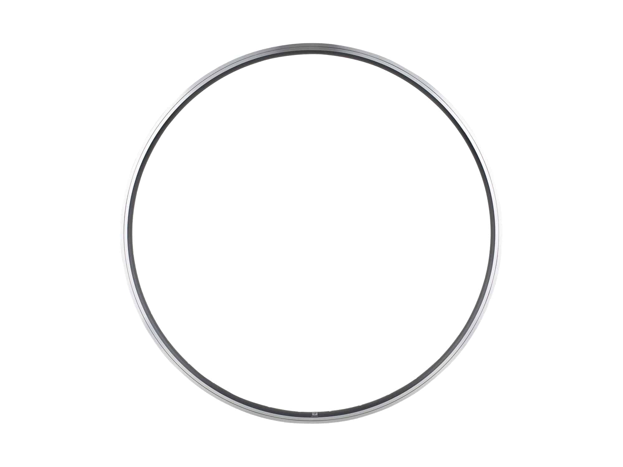Silver Bontrager Connection 700C road bike rim with 36H, Presta valve compatibility, high-quality bicycle wheel component