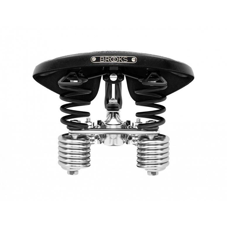 Brooks B135 with Clamp Black Chromed Steel | Swinnerton Cycles