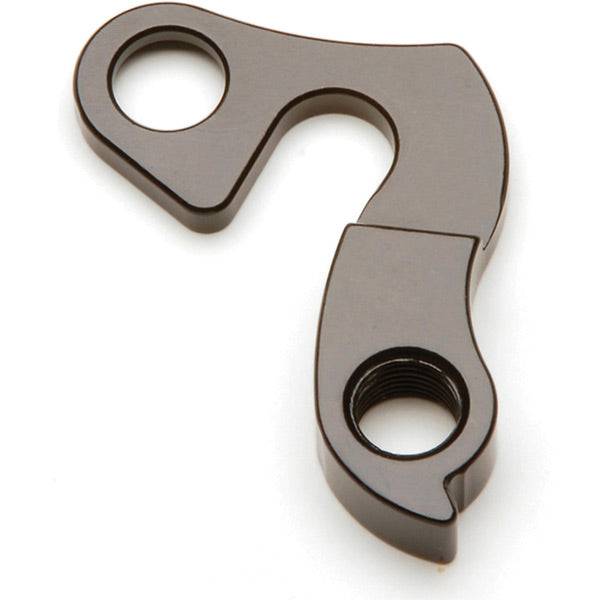 Wheels Manufacturing CNC machined replaceable derailleur hanger dropout for bike component upgrade, precision-machined for durability.