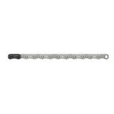 SRAM XX T-Type Eagle Silver Hollowpin Chain with PowerLock, 126 links, 12-speed component for mountain bikes.