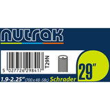 Nutrak 29-inch Schrader valve inner tube for bicycle tires, suitable for 29-inch wheel sizes and various bike models.