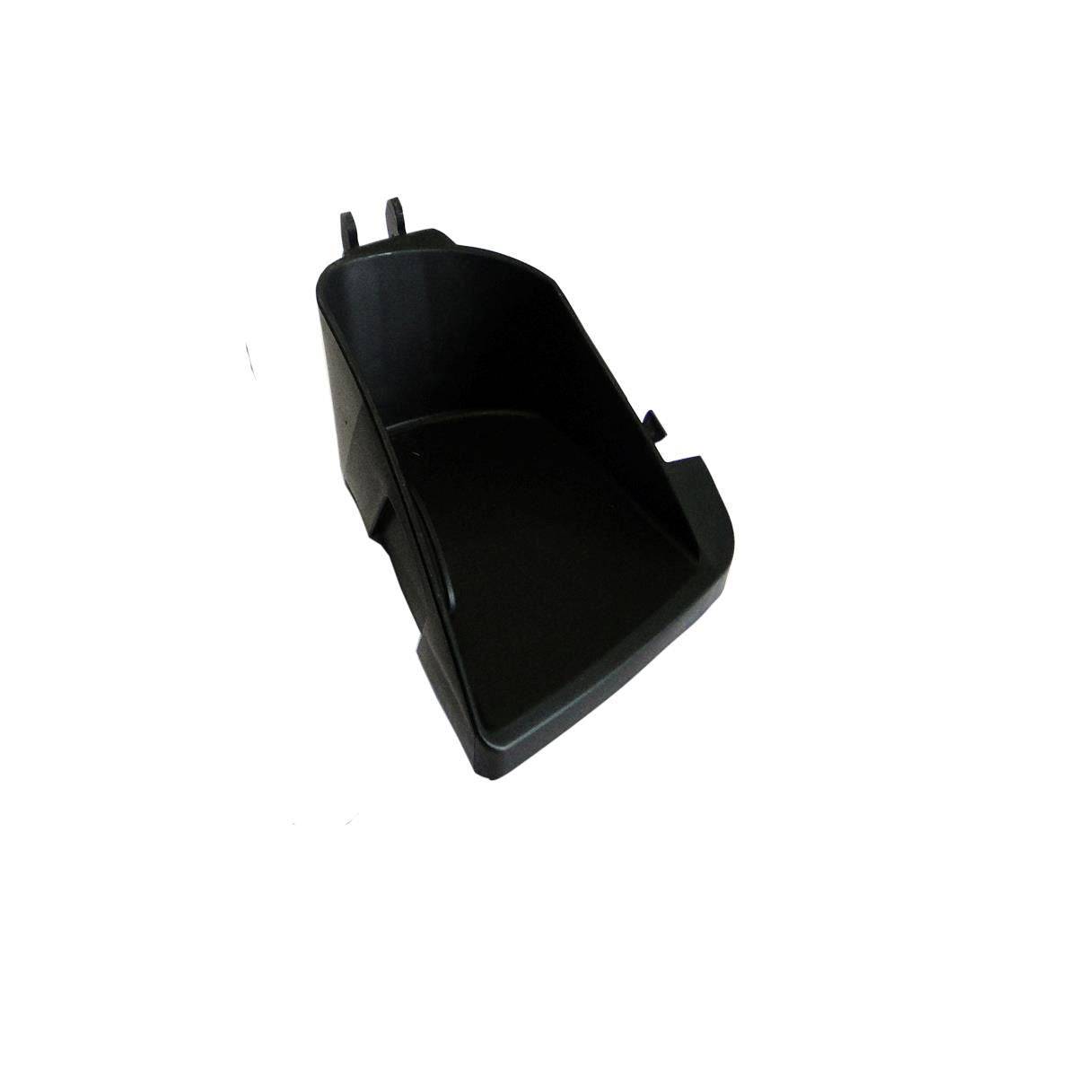 Hamax right footrest replacement for Smiley and Siesta bike seats, showing a durable bike seat component with adjustable straps.