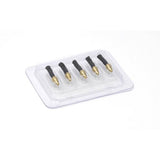 Dynaplug Soft Nose Tip tubeless tyre repair plugs, 5-pack, for quick roadside puncture repairs on bicycles or motorcycles.