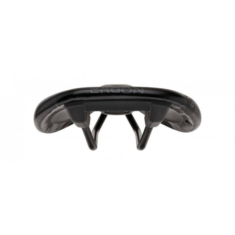Ergon SM Pro men's mountain bike saddle with ergonomic pressure relief design for comfortable cycling.
