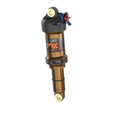 Fox Float DPS Factory rear shock with Kashima coating, 3-position adjustable suspension component for mountain bikes.