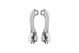 Pair of silver Topeak Spare Pakgo X Zips replacement accessories for bike bags, shown in the image.