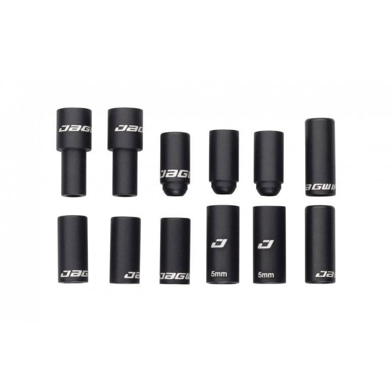 Jagwire Elite Link Road Brake End Cap Pack Black 12 pack | Swinnerton Cycles