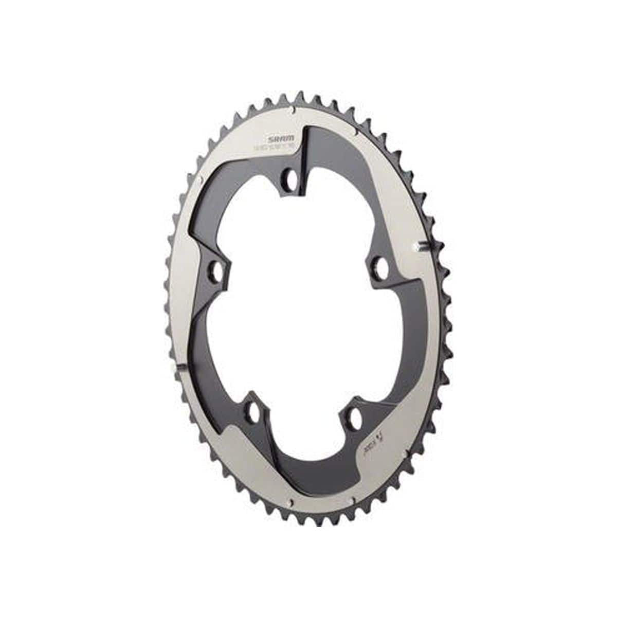 SRAM Chain Ring Road Red22 X-Glide R 53T Yaw 11 Speed S3 Hidden Bolt/Non-Hidden Bolt 130 Alum 5mm Falcon Grey BB30 or GXP (53 39): GREY 11SPD 53T | Swinnerton Cycles