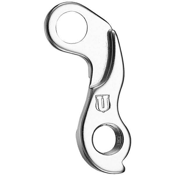 M Part gear hanger for Bergamont bikes, durable 6061 aluminium replacement component, shown in a close-up image.
