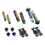 SRAM Spare - Disc Brake Lever Hardware Upgrade Kit - Rainbow (Includes Reservoir Cap Bolts, Bleed Screws, Swinglink Pins, MMX Bolts, Pivot Bolts) To Upgrade Qty 2 Levers, G2 Ult/RSC: | Swinnerton Cycles