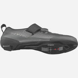 Shimano S-PHYRE TR9 triathlon road shoes with BOA Li2 dial, black lightweight cycling footwear with secure closure system