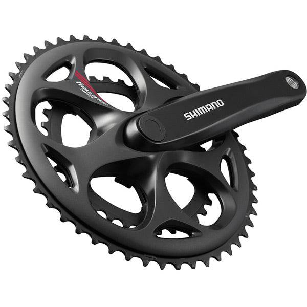 Shimano Tourney TY FC-A070 double chainset with 50/34T chainrings, 170mm crank arms, square taper bottom bracket for 7-8 speed bikes