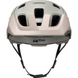Lazer Jackal KinetiCore MTB helmet with magnetic buckle and action camera mount, black and gray cycling helmet on a rider.