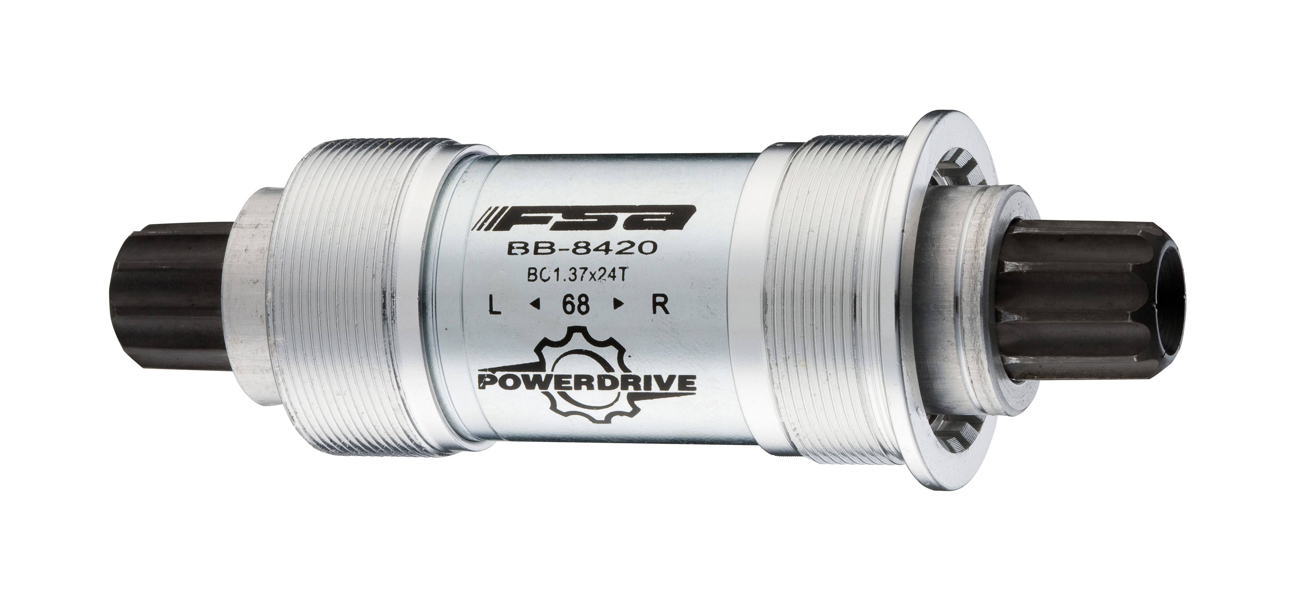 FSA Power Drive bottom bracket with sealed cartridge bearings, designed for smooth performance in bike components.
