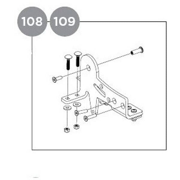 Thule Right Suspension Assembly for Chariot Cross & Lite 2017+ Stroller Parts | Swinnerton Cycles