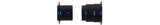 Black Bontrager Mustang Pro 12mm axle end cap for 142/148mm MTB wheels, suitable for front and rear bike components.