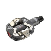 Look X-Track Race carbon MTB pedals with SPD clipless mechanism and 60mm platform for mountain biking.