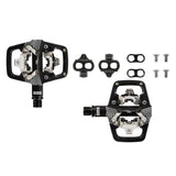 Look X-Track EN-Rage Plus SPD MTB pedals for enduro and aggressive mountain biking, showing black pedal body with clip-in mechanism.