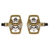 Look X-Track EN-Rage Plus bronze MTB pedals with SPD compatibility, featuring durable clipless design for enduro mountain biking.