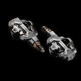 Look X-Track Power Dual Pedals with integrated power meter, SPD compatible, Bluetooth and ANT+ for cycling performance.