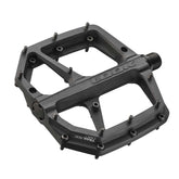 Look Trail Roc Plus flat MTB pedals with adjustable pins, durable components designed for mountain biking performance.