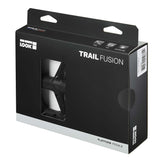 Look Trail Fusion flat MTB pedals with wide platform and replaceable pins, designed for mountain biking components.
