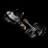 Look Keo Blade Power dual pedals with integrated power meter and Bluetooth connectivity, shown with cleats attached on bike pedals.