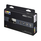 Look Keo 2 Max Black road cycling pedals with adjustable tension and wide platform, shown with cleats attached.
