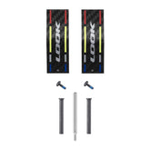 Look Blade Kit for Keo Blade pedals with tension adjustment and extraction tool, including replacement blades and accessory components.