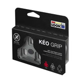 Look Keo Grip cleats with Silent Float technology for cycling, featuring durable components and secure pedal compatibility.