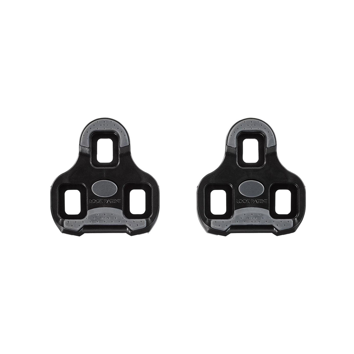 Look Keo Grip cleats with silent float technology for cycling pedals, designed for improved grip and performance in cycling components.