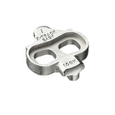Look Cleat X-Track Easy mountain bike cleats for X-Track and Geo pedals, shown attached to a bike pedal.