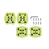 Look Trail Grip Pads with VIBRAM Activ Grip Technology for off-road bike pedals, showing textured grip surfaces on a bicycle component.