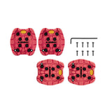 Look Trail Grip Pads with VIBRAM Activ Grip for off-road bike pedals, showing textured rubber surface and installation details.