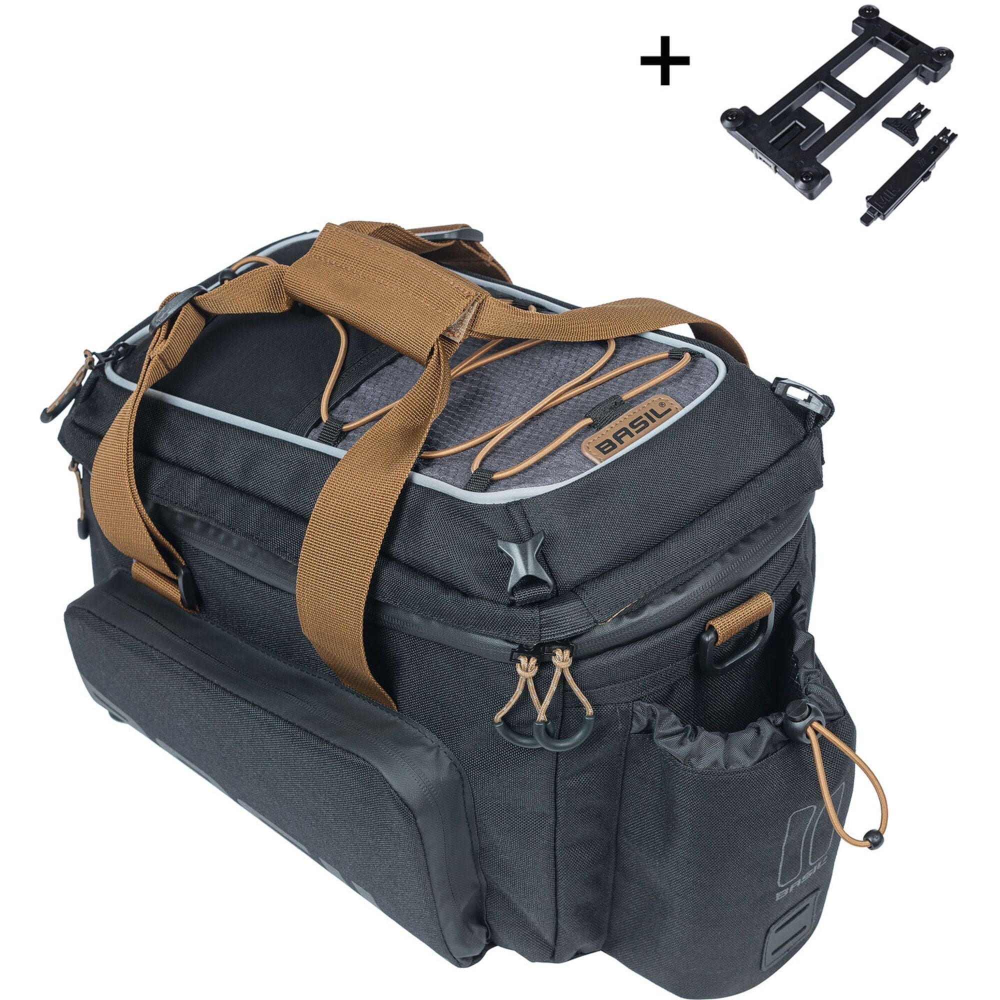Basil Miles Trunkbag XL Pro MIK 9-36 litres grey | Swinnerton Cycles