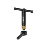 Lezyne Pocket Torque Drive wrench with 6 bits in EVA case, black, adjustable from 2-6 Nm for bike workshop maintenance.
