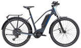 Trek Allant+ 6 Stagger 2025 women's electric hybrid bike for urban commuting, featuring a sleek frame and electric motor system.