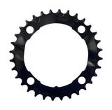FSA Steel MTB chainring 104x32T for 3x10 setups, black, compatible with SRAM bikes, showing the 4-hole mounting design.
