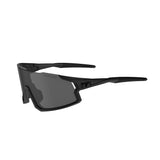Tifosi Stash 2024 Interchangeable Lens Sunglasses in blackout with durable frame, UV protection, and versatile design.