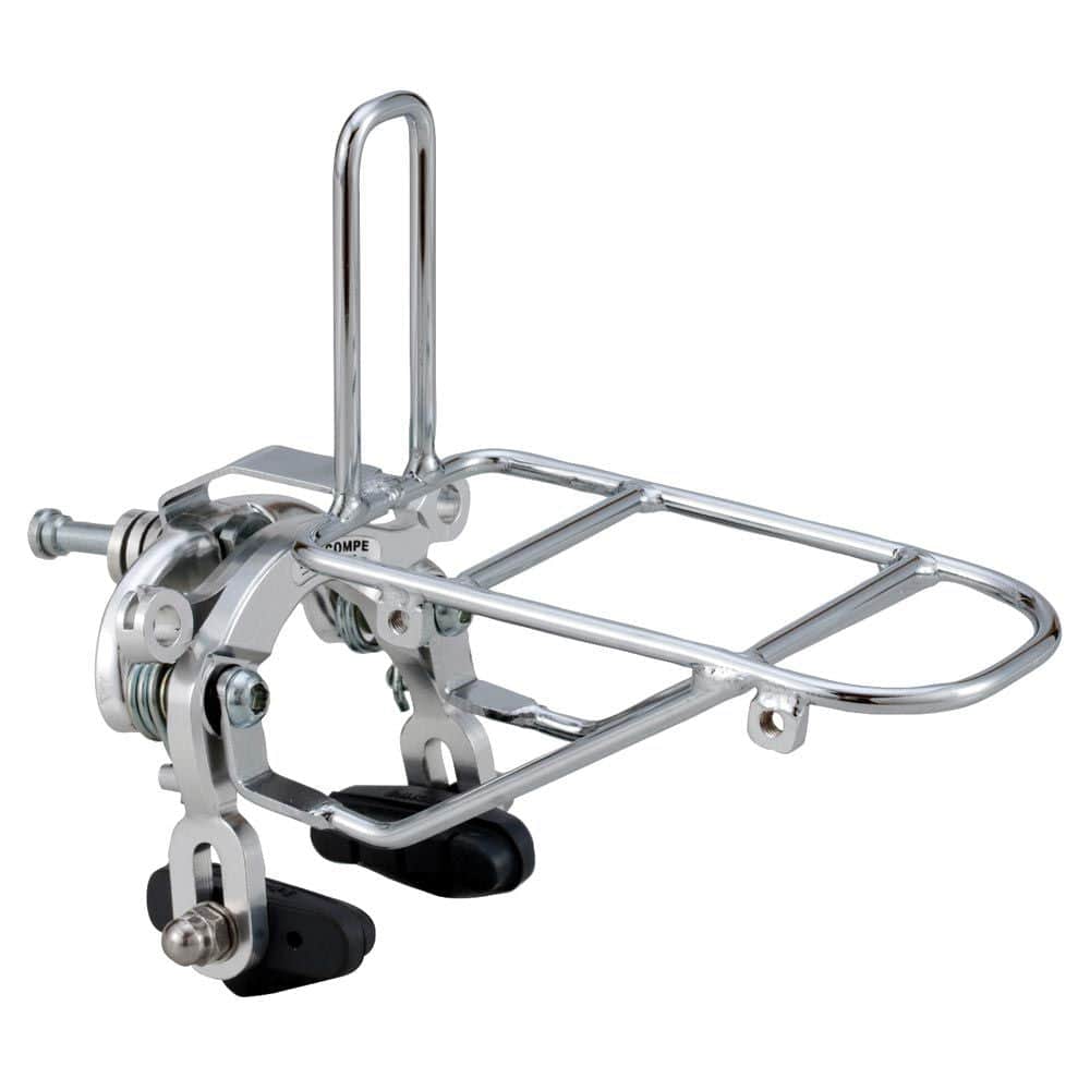 Dia-Compe front rack accessory with light brackets for GC610 and DC750 brake mounts, suitable for bicycle front storage.
