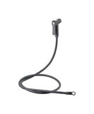 Bontrager TLR Flash Charger 2.0 pump head with hose, bike tire inflator accessory, showing the pump head and attached hose.